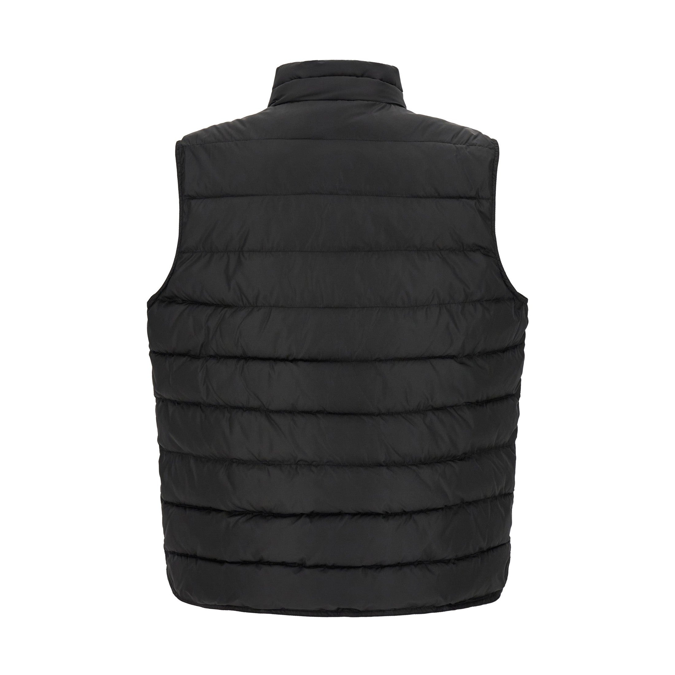 Dolce & Gabbana Black Polyester Sleeveless Jacket