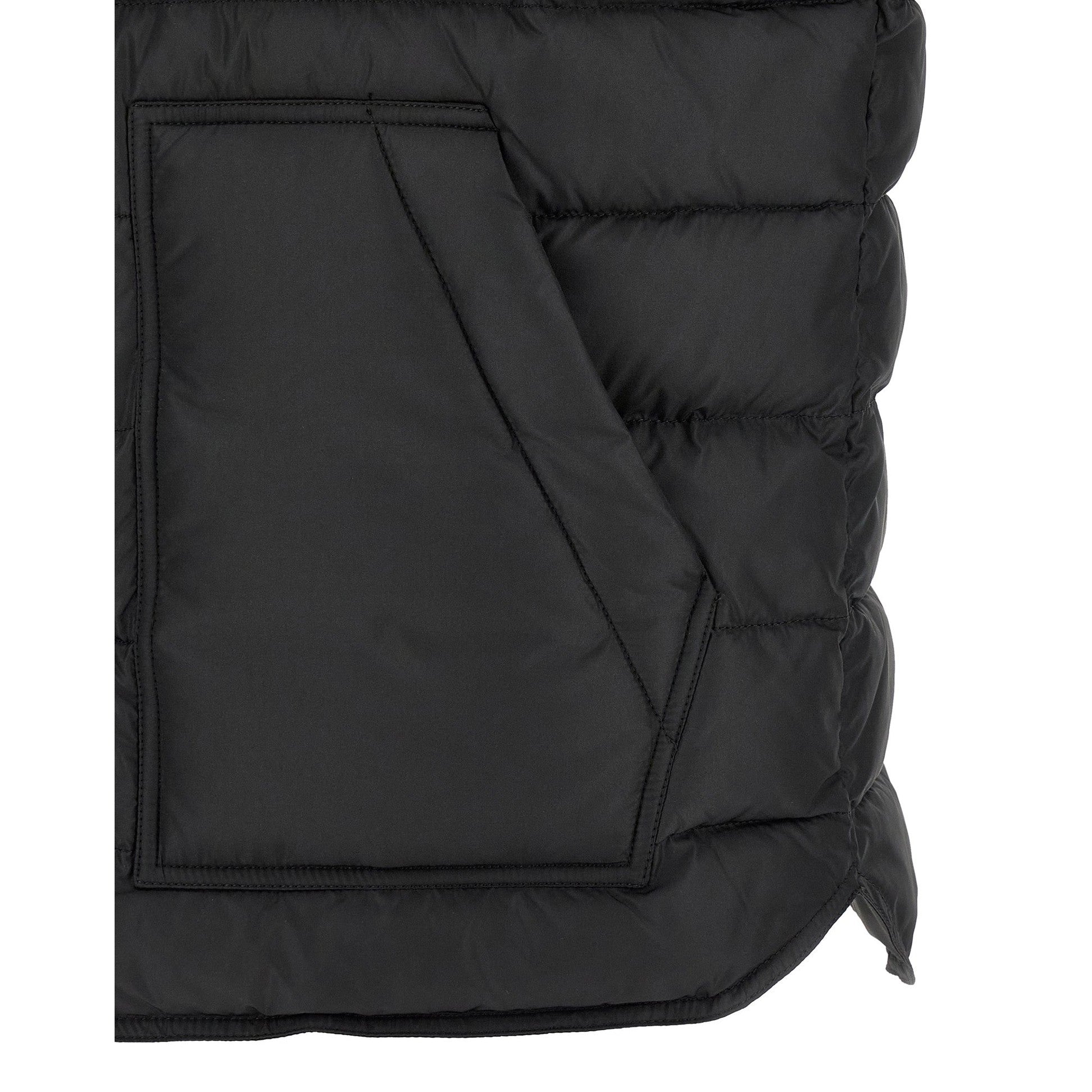 Dolce & Gabbana Black Polyester Sleeveless Jacket