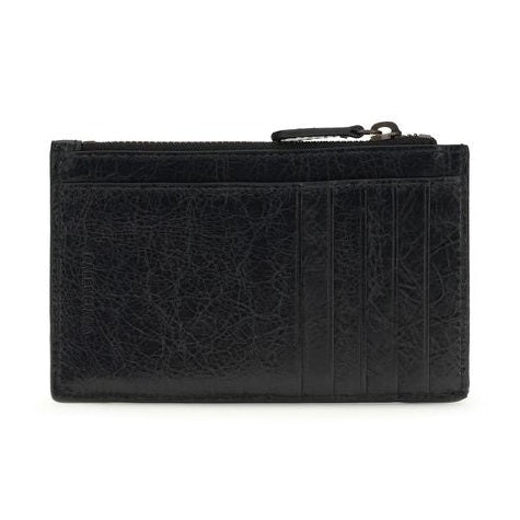 Balenciaga Black Lamb Ovis Aries Aries Wallet