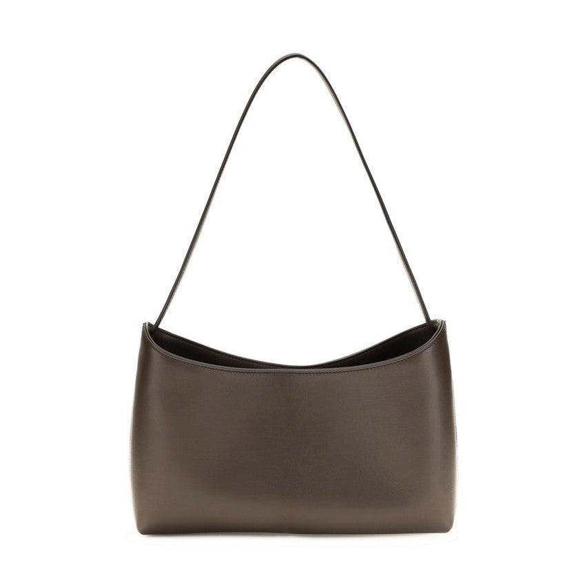 The Row Brown Calf Leather Bos Taurus Shoulder Bag