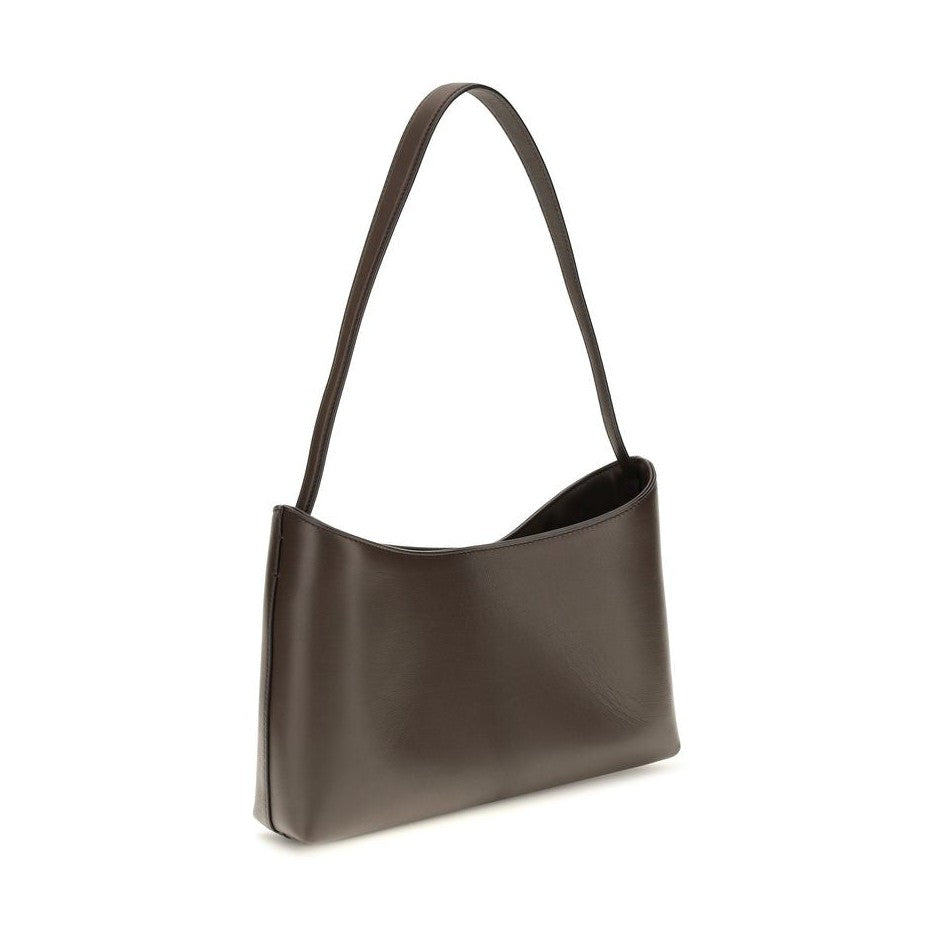 The Row Brown Calf Leather Bos Taurus Shoulder Bag