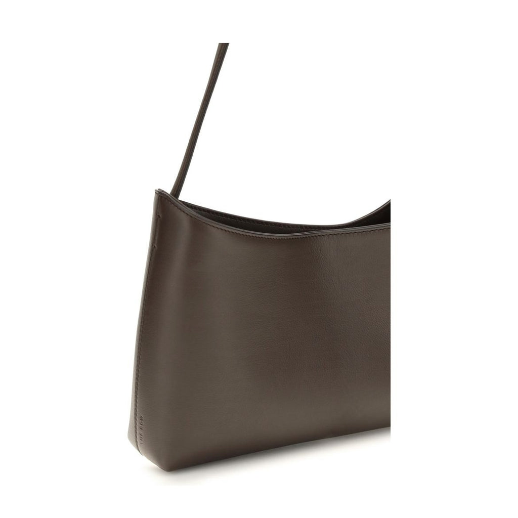 The Row Brown Calf Leather Bos Taurus Shoulder Bag