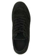 Rick Owens Bicolor Calfskin Low Top Sneakers