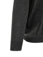 Kiton Gray Wool Polo Shirt
