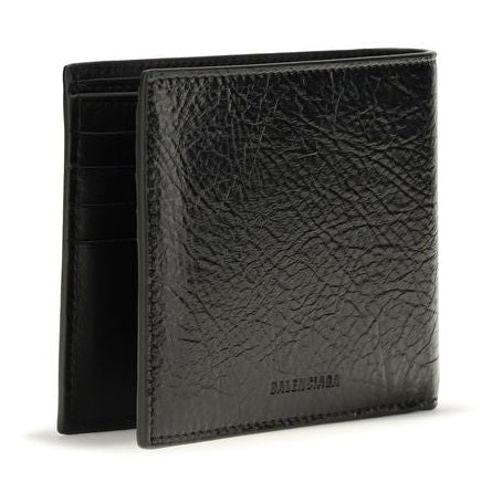 Balenciaga Black Lamb Ovis Aries Aries Wallet
