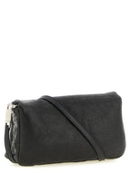 Rick Owens Black Lamb Leather Clutch Bag