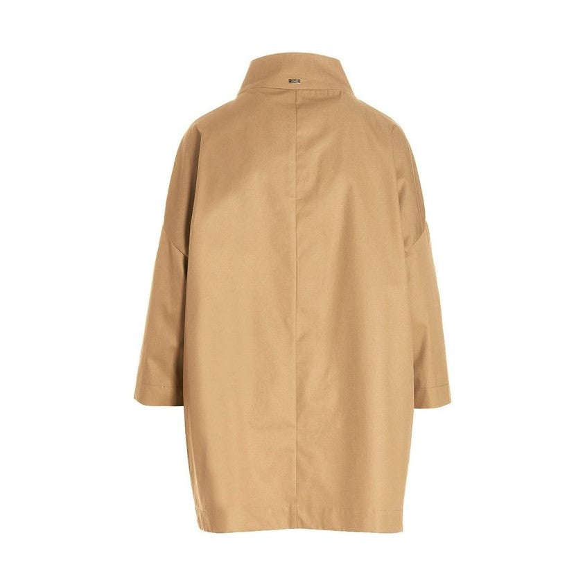 Herno Brown Cotton Coat