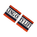 Set Multicolor Striped Cotton "King Of My Life" Wristband