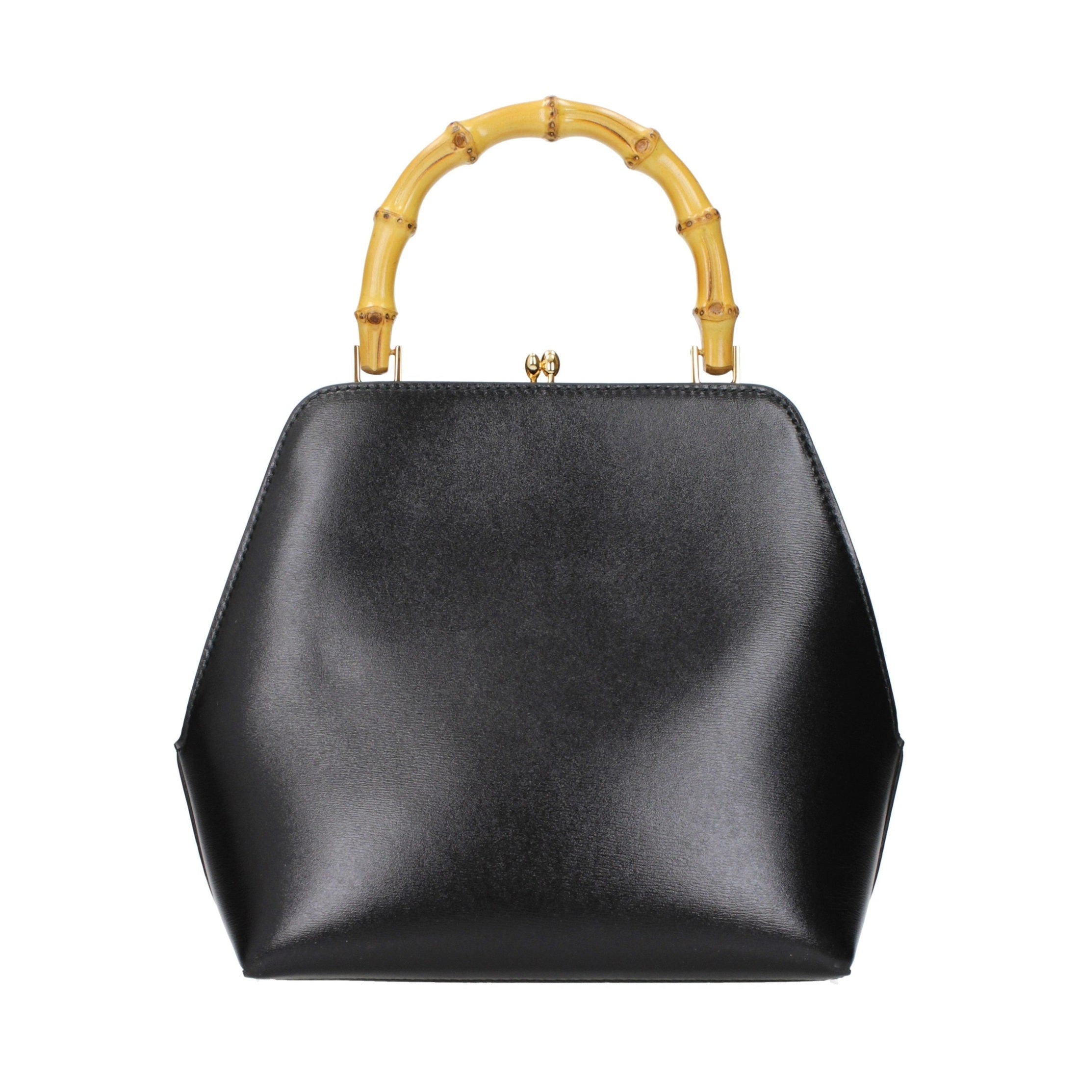 Black Leather Handbag