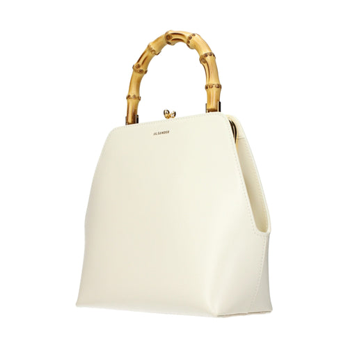 Beige Leather Handbag