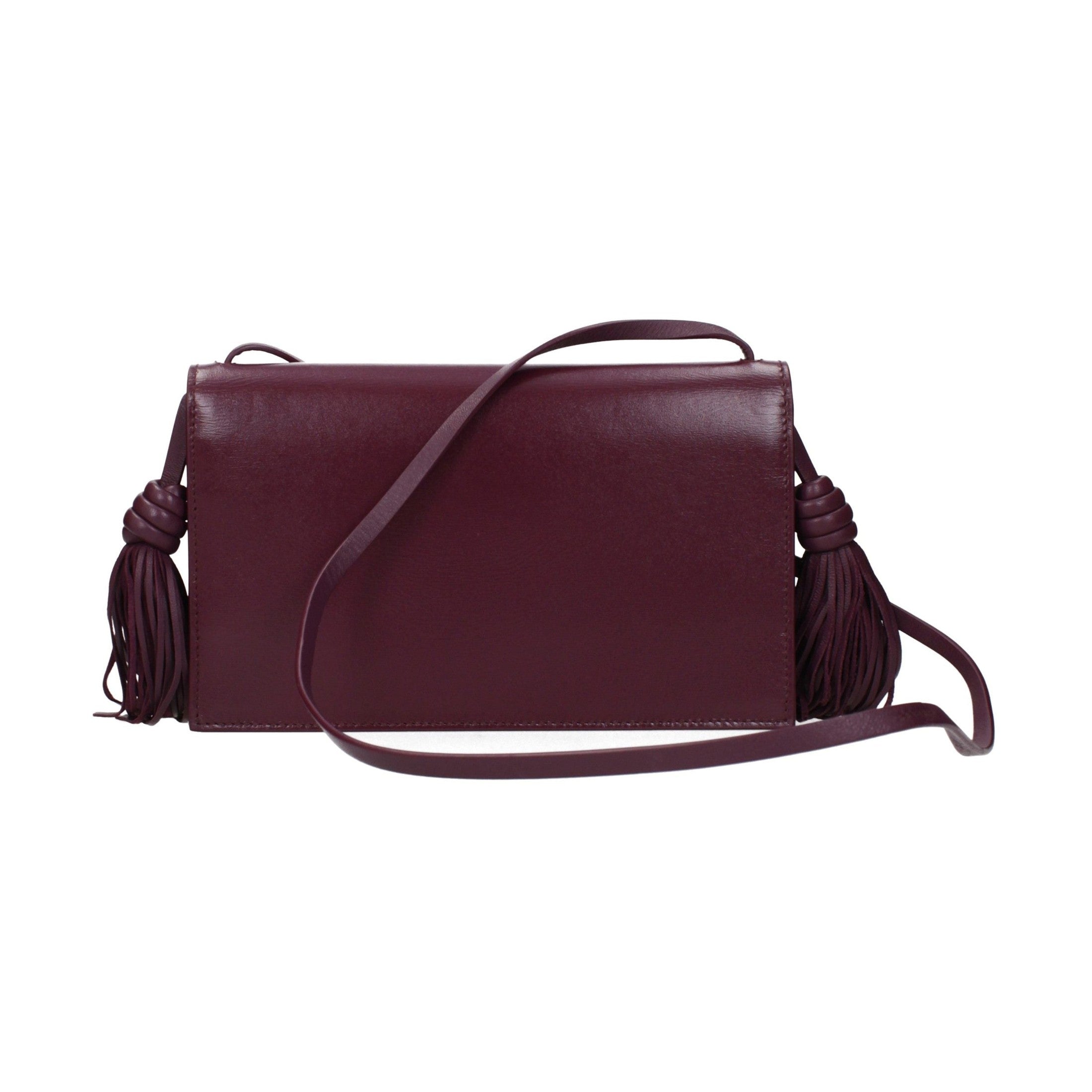 Red Leather Crossbody Bag