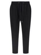 Dolce & Gabbana Black Cotton Casual Pants
