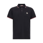 Blue Cotton Polo Shirt