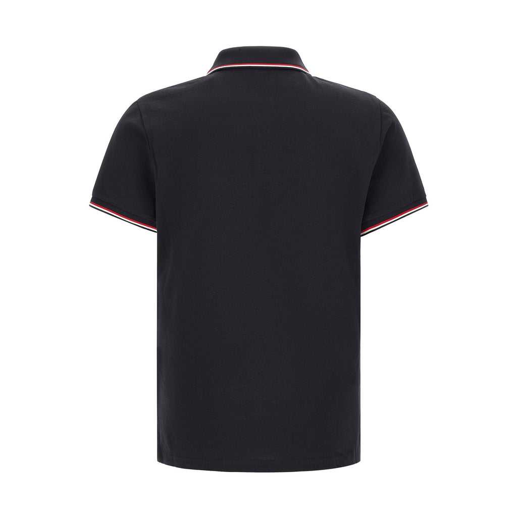 Blue Cotton Polo Shirt
