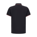 Blue Cotton Polo Shirt
