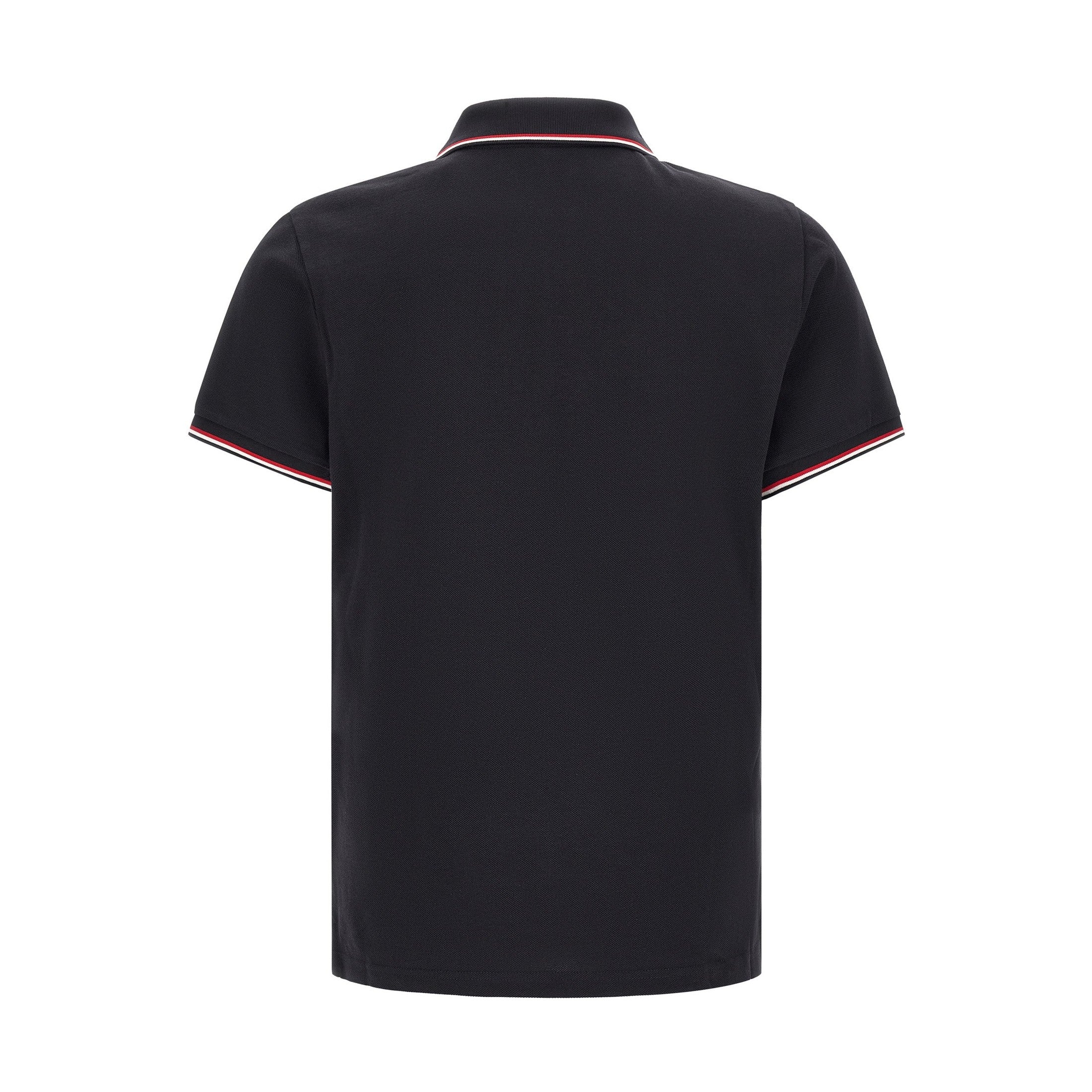 Blue Cotton Polo Shirt