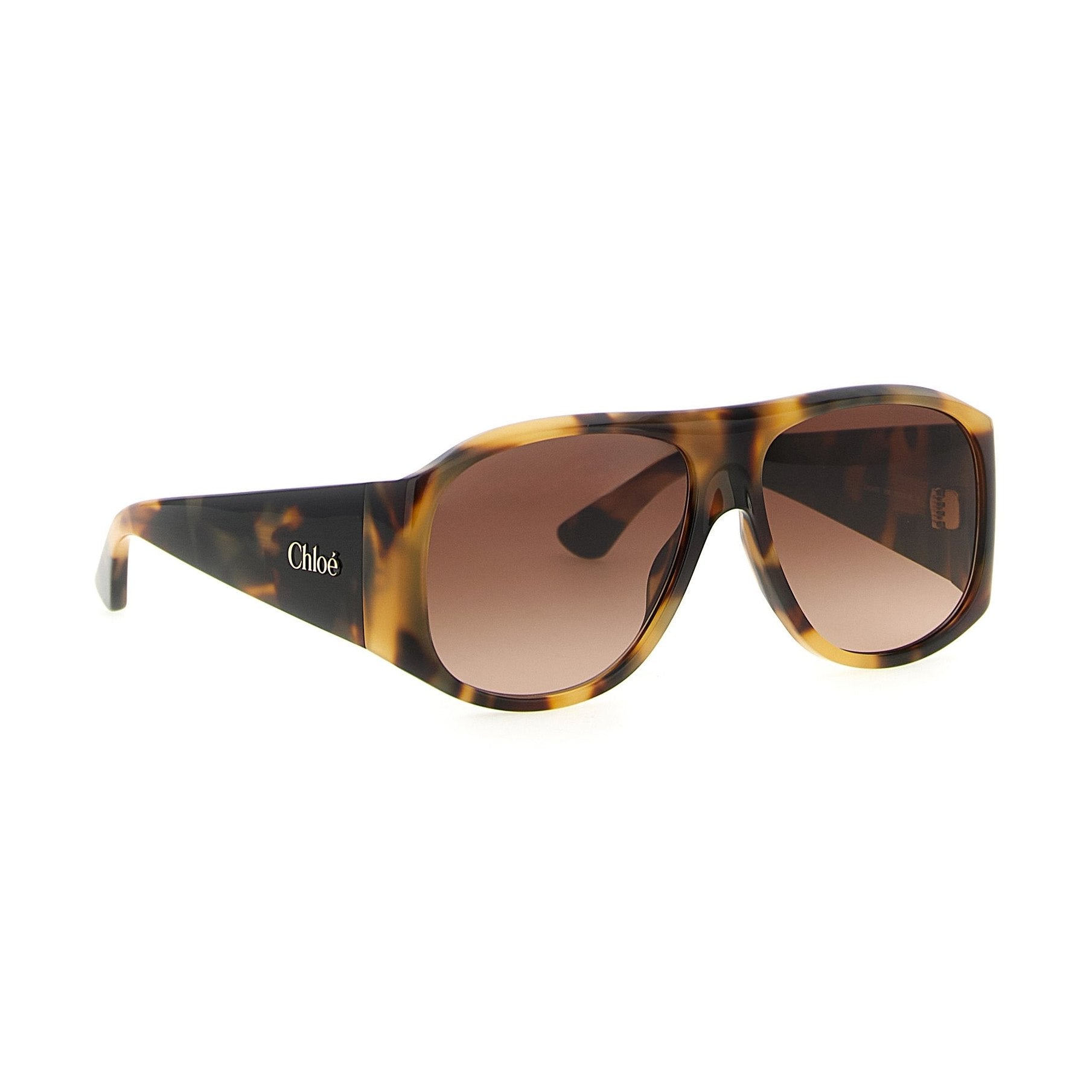 Chloé Brown Acetate Sunglasses