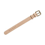 Dolce & Gabbana Beige Textured Leather Gold Buckle Belt Strap Bracelet