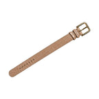 Dolce & Gabbana Brown Embossed Leather Gold Buckle Belt Strap Bracelet