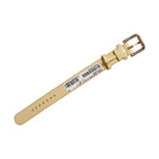 Dolce & Gabbana Beige Embossed Leather Gold Buckle Belt Strap Bracelet