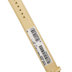 Dolce & Gabbana Beige Embossed Leather Gold Buckle Belt Strap Bracelet