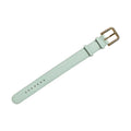 Dolce & Gabbana Green Textured Leather Gold Buckle Belt Strap Bracelet