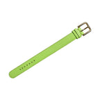 Dolce & Gabbana Green Textured Leather Gold Buckle Belt Strap Bracelet