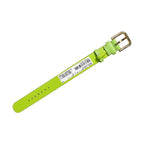 Dolce & Gabbana Green Textured Leather Gold Buckle Belt Strap Bracelet