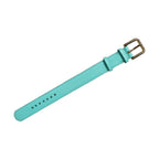 Dolce & Gabbana Blue Textured Leather Gold Buckle Belt Strap Bracelet