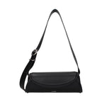 Black Leather Crossbody Bag