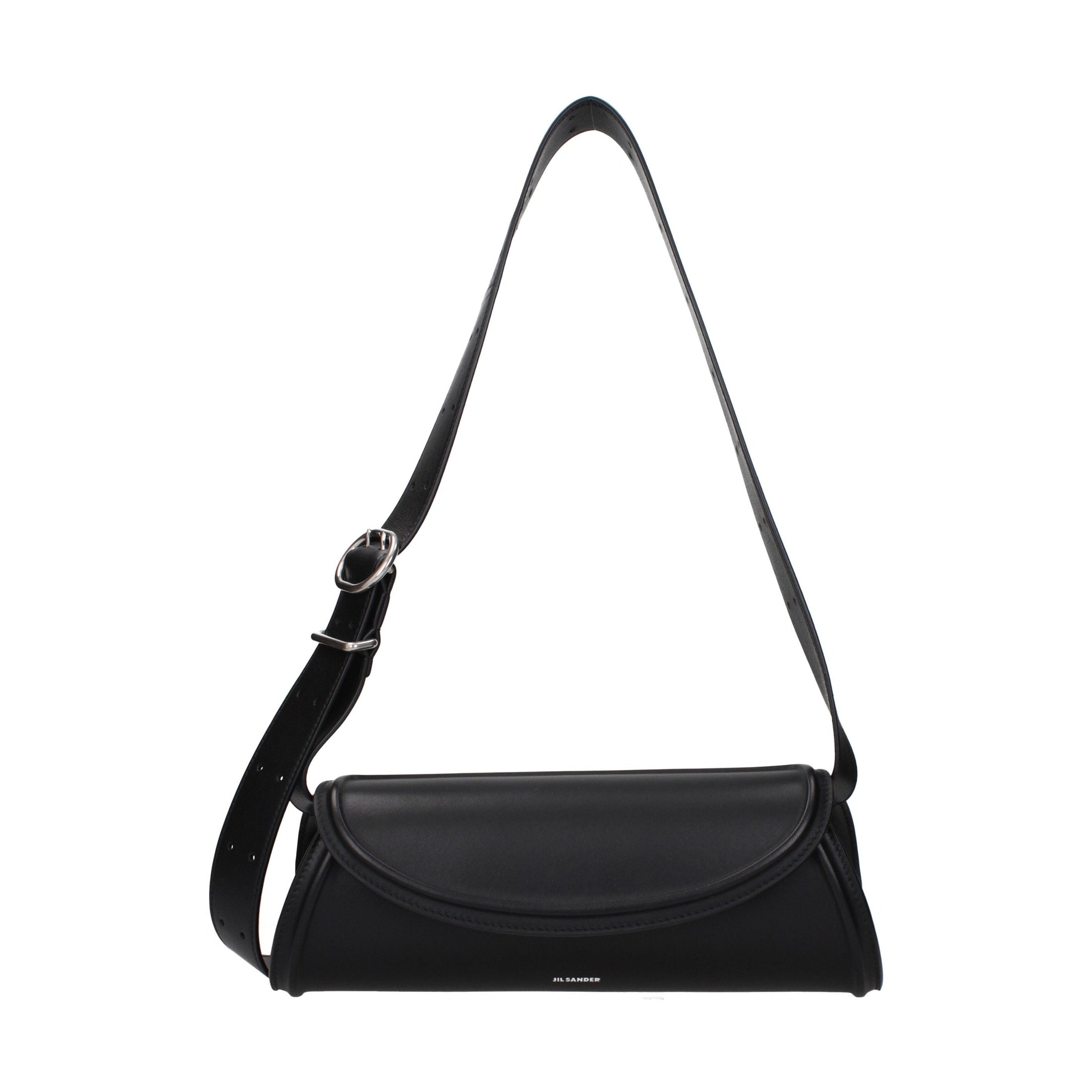 Black Leather Crossbody Bag