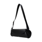 Black Leather Crossbody Bag