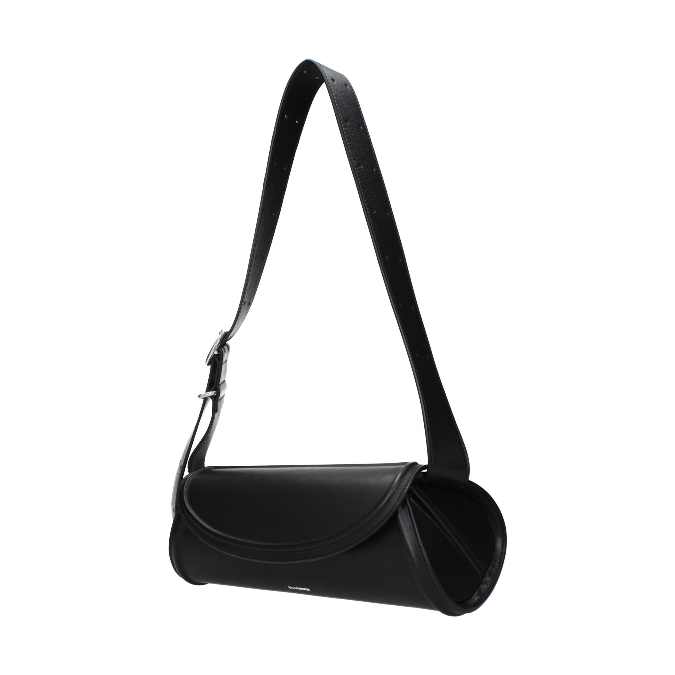 Black Leather Crossbody Bag