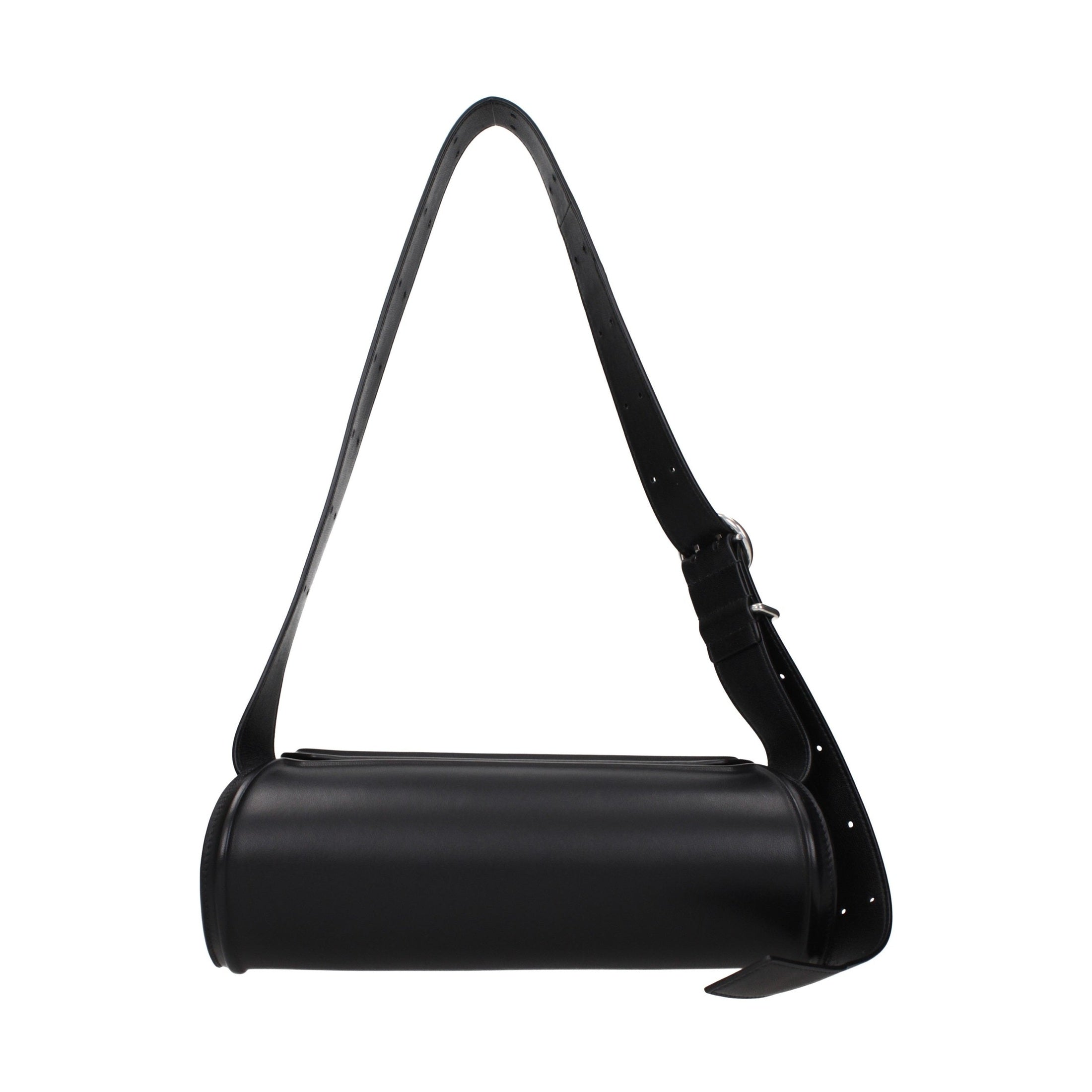 Black Leather Crossbody Bag