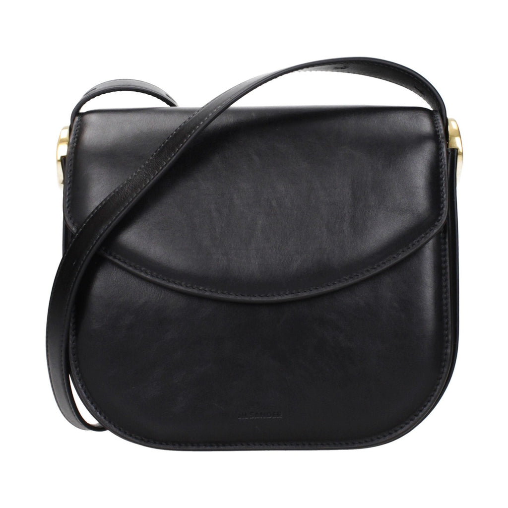 Black Leather Crossbody Bag