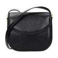 Black Leather Crossbody Bag
