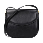 Black Leather Crossbody Bag