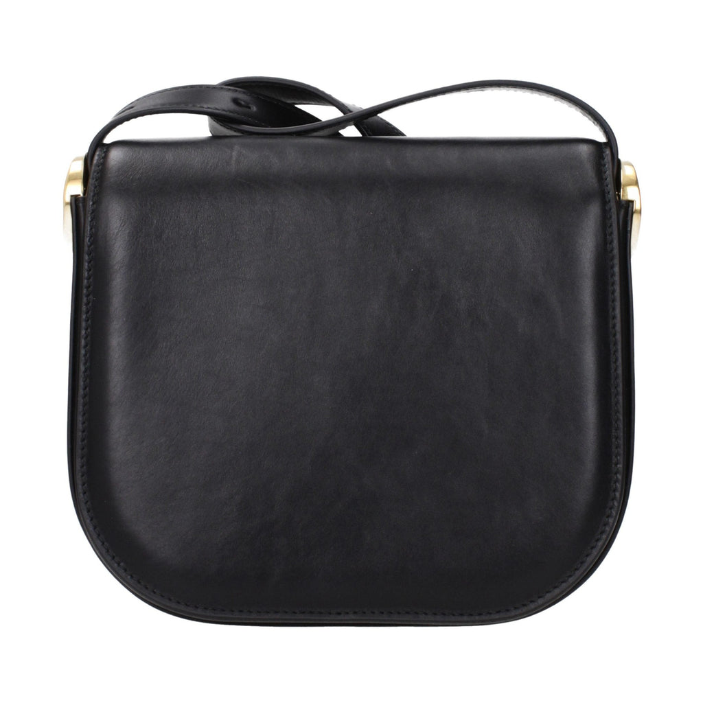 Black Leather Crossbody Bag