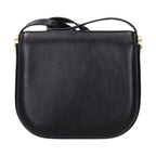 Black Leather Crossbody Bag