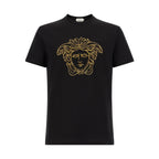 Versace Black Cotton T-Shirt