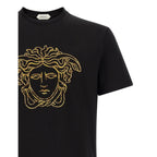 Versace Black Cotton T-Shirt