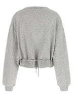 Dries Van Noten Gray Cotton Sweatshirt