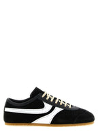 Dries Van Noten Bicolor Calfskin Athletic Sneakers