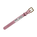 Dolce & Gabbana Pink Embossed Leather Gold Buckle Belt Strap Bracelet