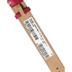 Dolce & Gabbana Red Calfskin Leather Gold Buckle Belt Strap Bracelet