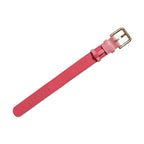Dolce & Gabbana Pink Textured Leather Gold Buckle Belt Strap Bracelet