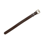 Dolce & Gabbana Brown Calfskin Leather Gold Buckle Belt Strap Bracelet