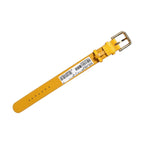 Dolce & Gabbana Yellow Textured Leather Gold Buckle Belt Strap Bracelet