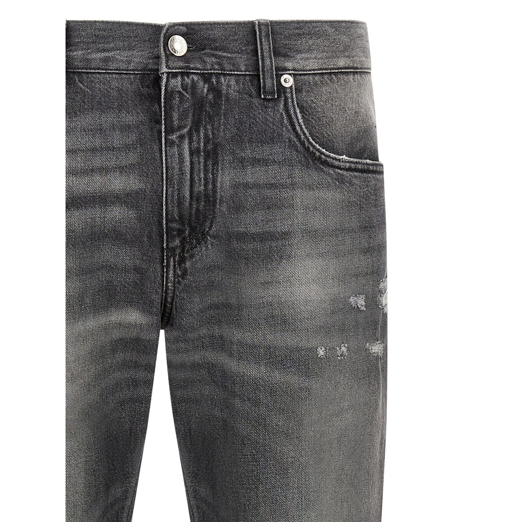 Dolce & Gabbana Gray Cotton Jeans Denim