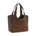 Furla Brown Calfskin Tote Bag
